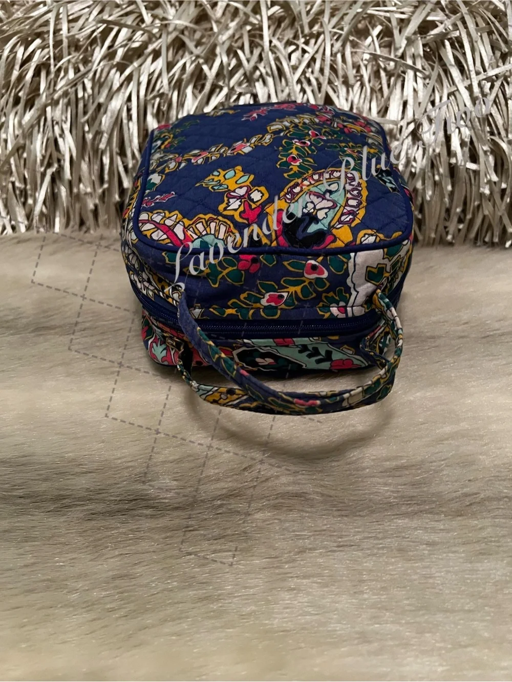 VERA BRADLEY Romantic Paisley 2018 Insulated Lunch Bunch Bag Pink Floral Purple